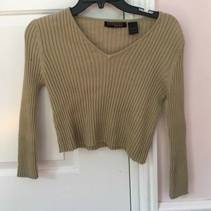 Cropped express top NWOT